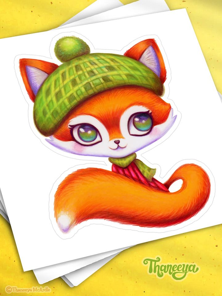 Autumn Fox Sticker product image (1)