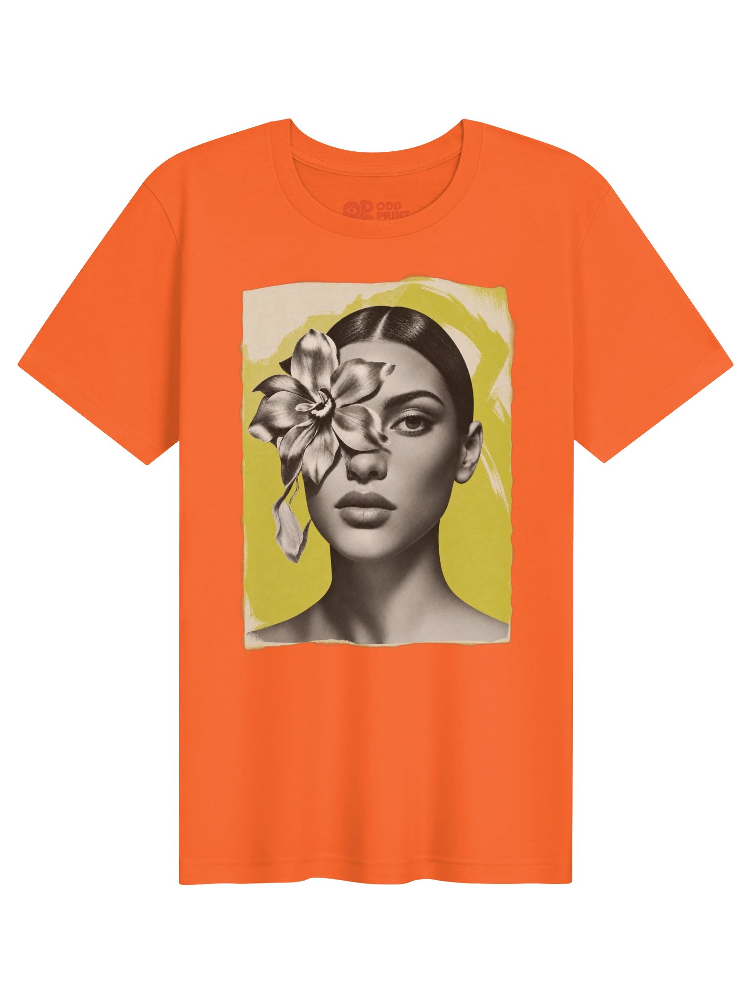 LOOK AGAIN, DARLING - Floral Portrait Art T-Shirt product image (2)
