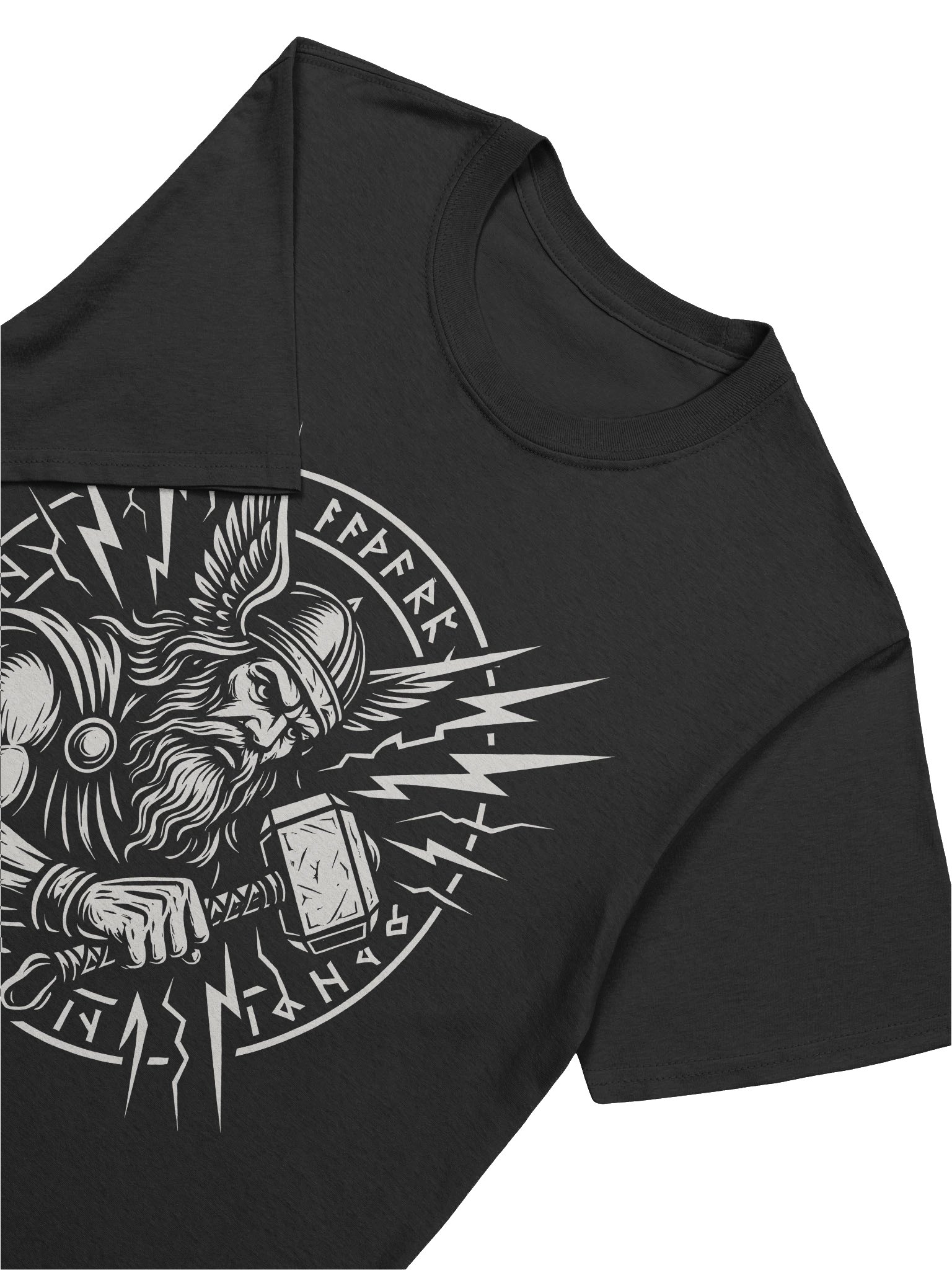 Gildan Unisex Softstyle T-Shirt – Thor God of Thunder Viking Print product image (7)