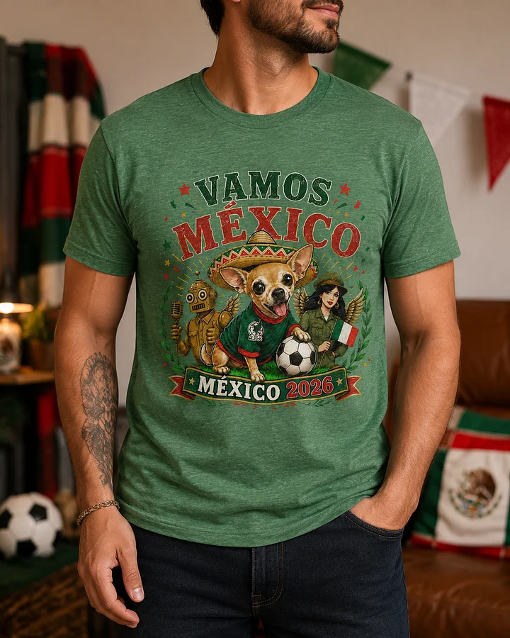 Vamos México 2026 Frank Game Day T-Shirt product image (1)
