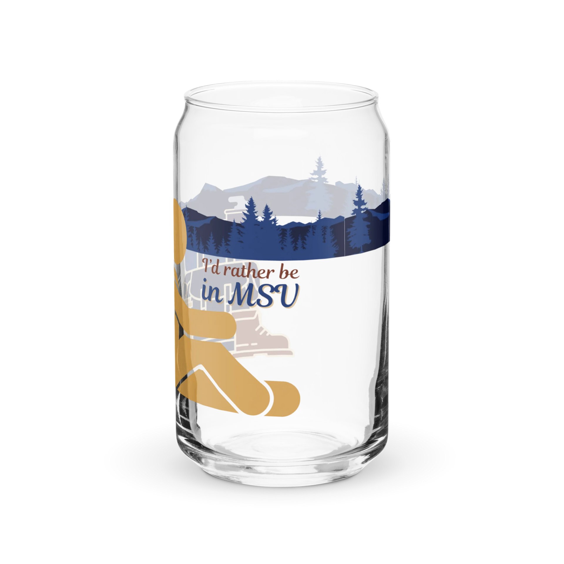 I'd Rather Be Can Shaped Glass product image (7)
