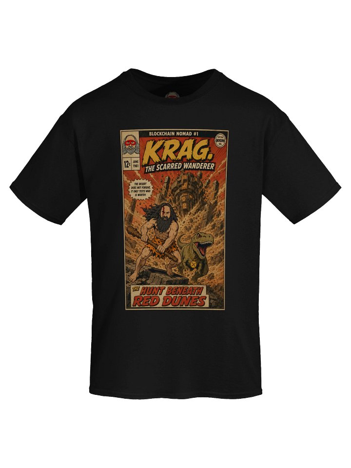 Krag, The Scarred Wanderer - Blockchain Nomad #1 - Vintage Comic Tee product image (2)