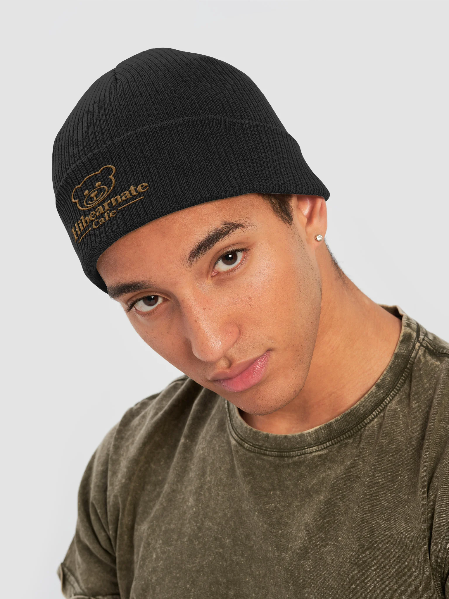 Hibearnate Café Signature Embroidered Beanie product image (10)