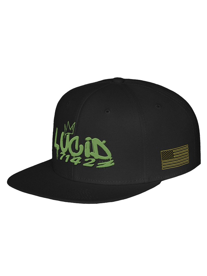 Lucid7142 Snapback – Crown & Flag Edition product image (2)
