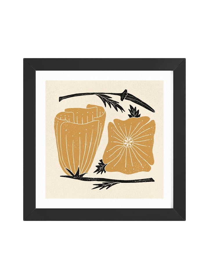 CA Poppy ✷ Framed product image (1)