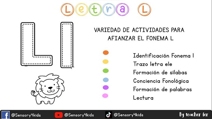 Kit completo de actividades fonema L l product image (1)