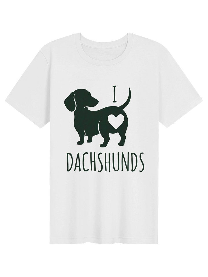 I LOVE DACHSHUNDS tshirt product image (81)