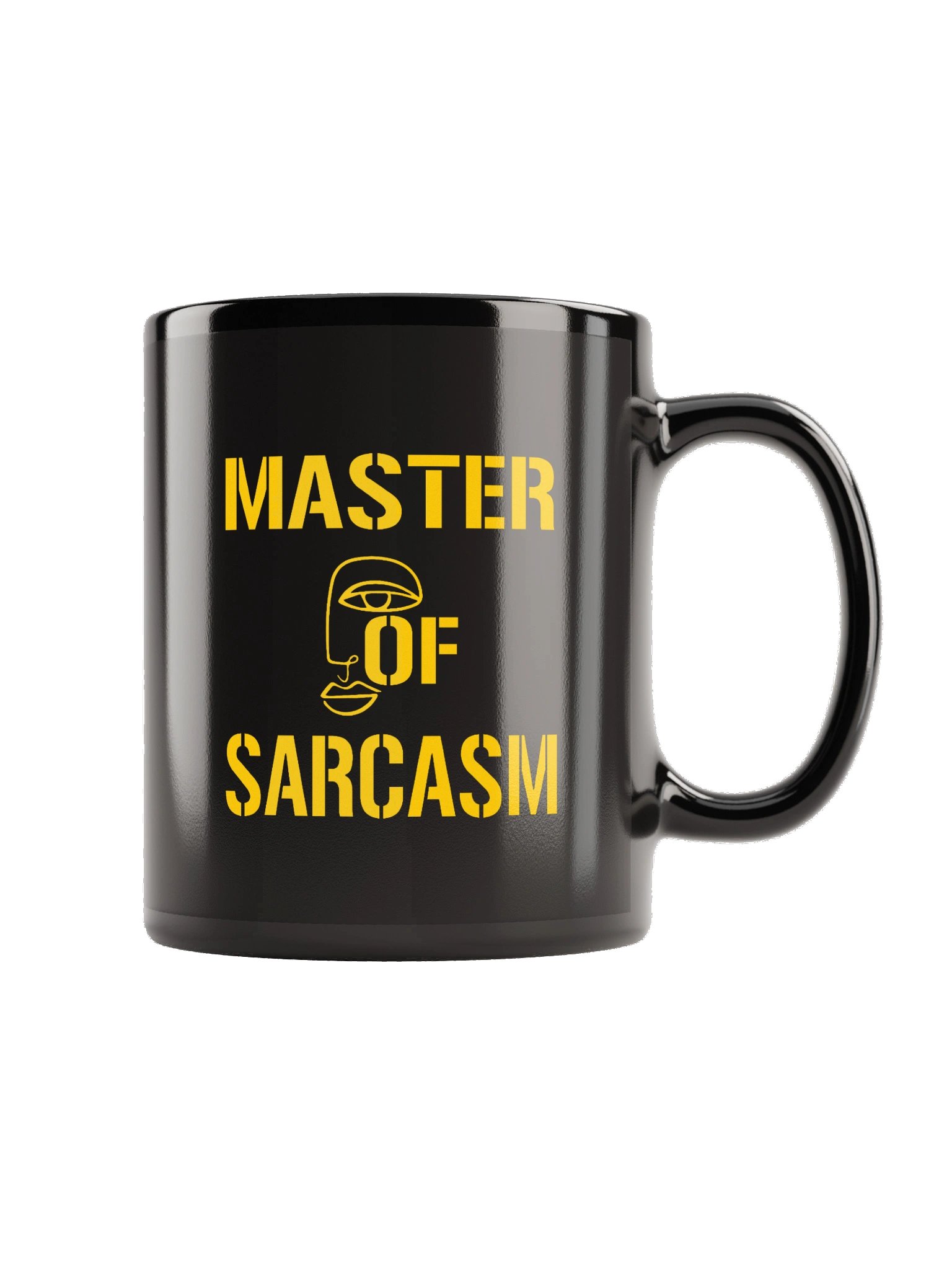 Master Of Sarcasm | Black Glossy Mug product image (3)