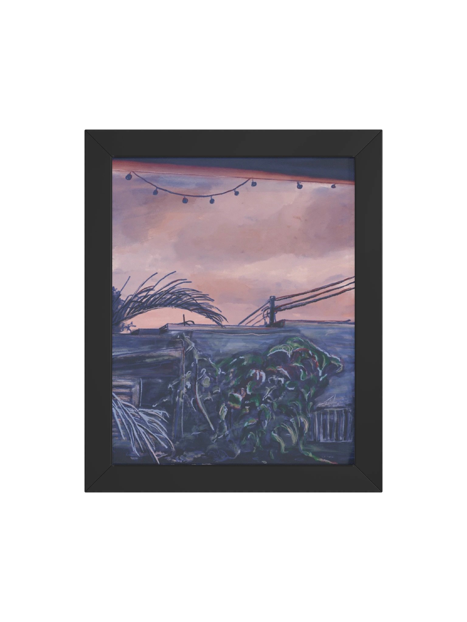 Colores de Cielo Pinta Toa Alta — Framed Art Print product image (4)
