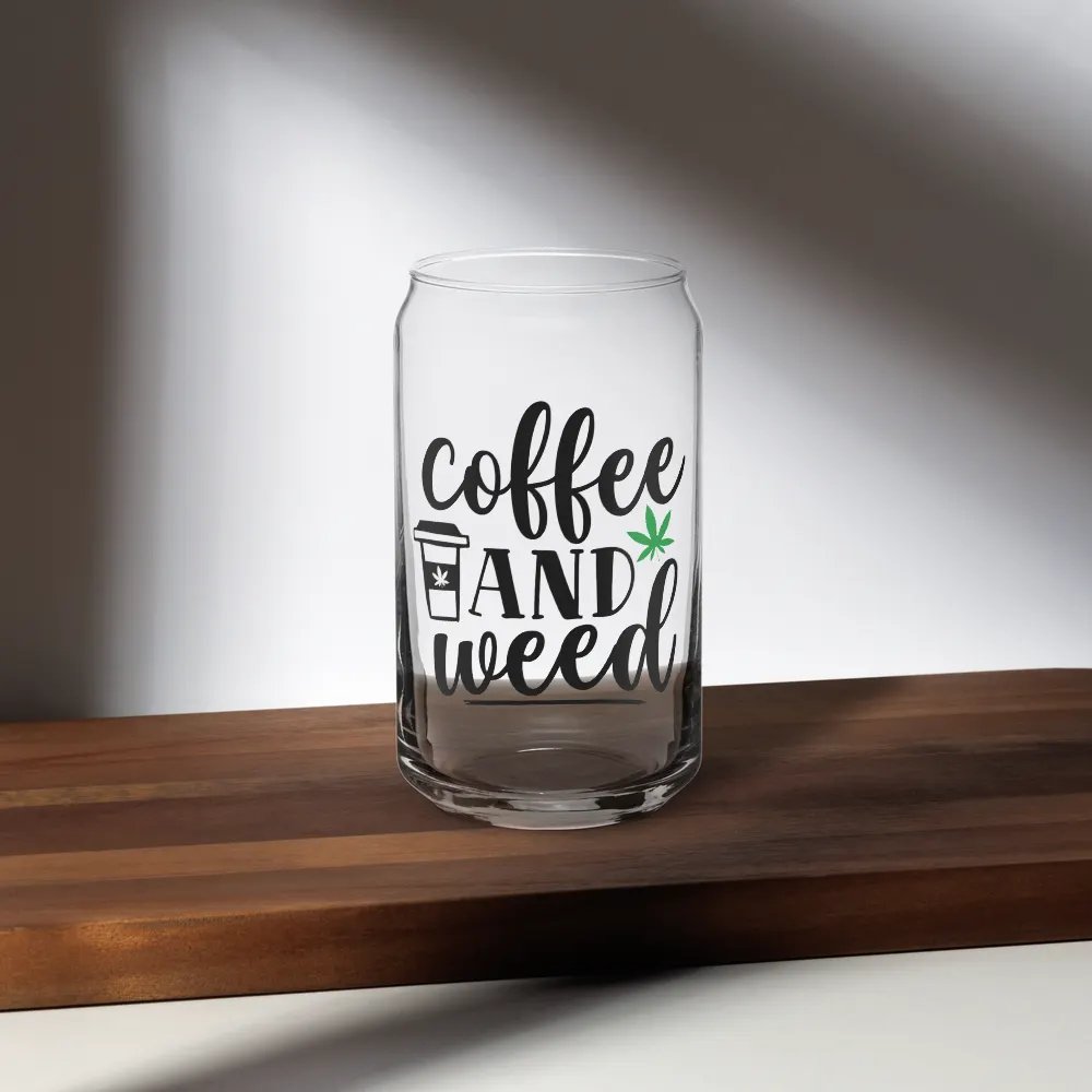 'Coffee & Weed' Glass product image (5)