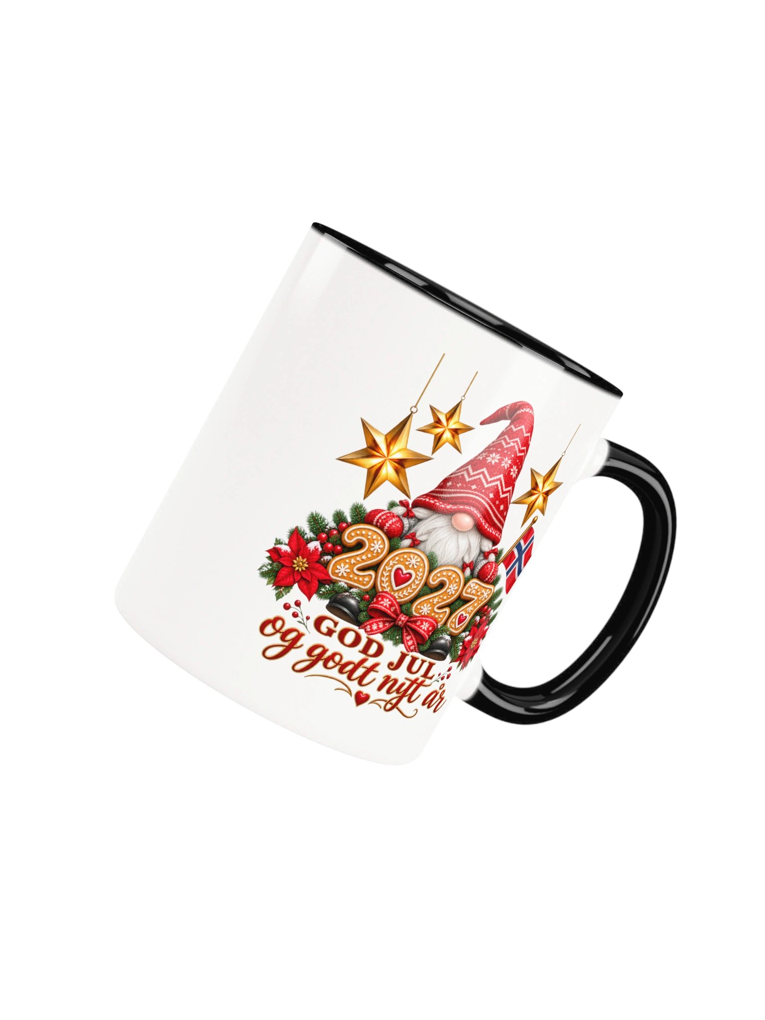 GOD JUL and Happy New Year 2027 Norwegian Holiday Mug product image (4)