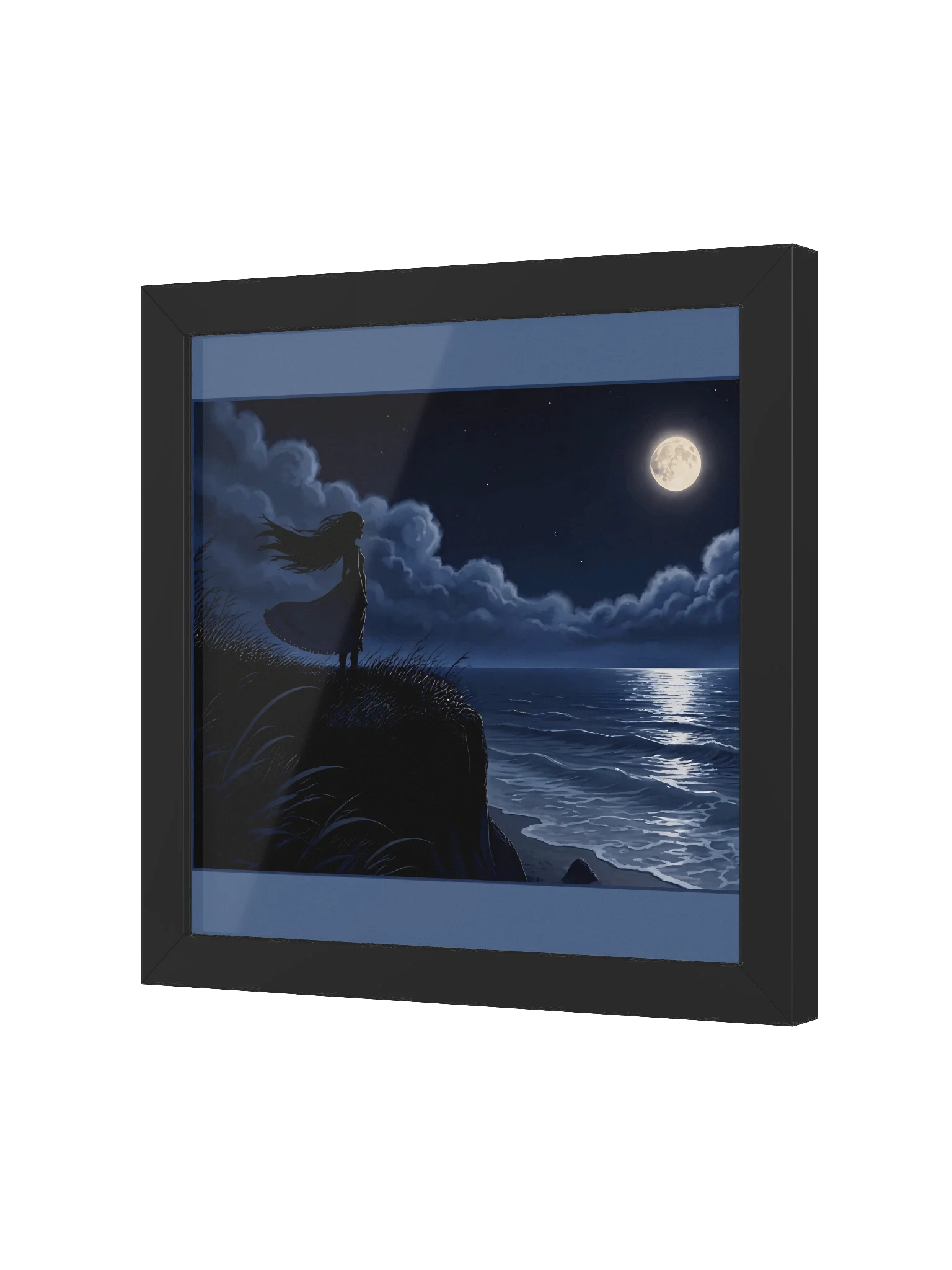 Seaside Thinker Framed Poster product image (2)