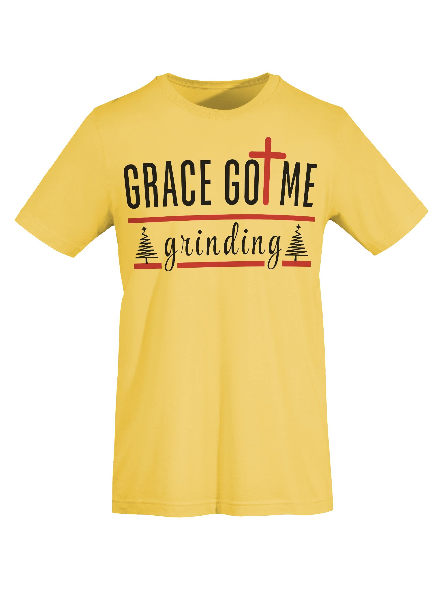 Grace Got Me Grinding Christian T-Shirt | Faith Hustle Tee for Women | Motivational Jesus Shirt product image (19)