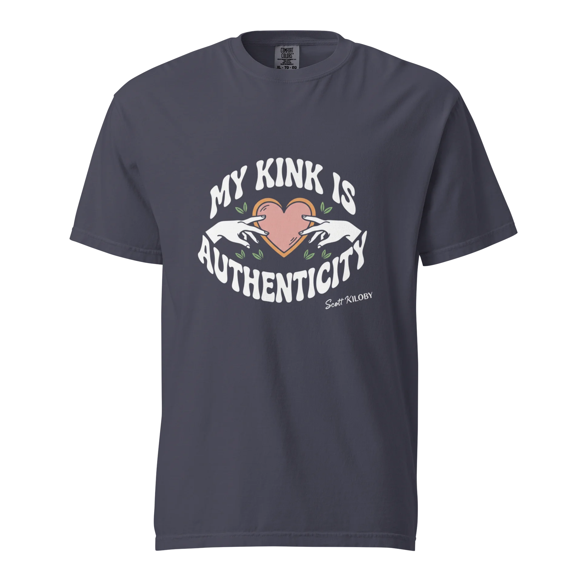 “My Kink Is Authenticity” Navy T-Shirt product image (1)