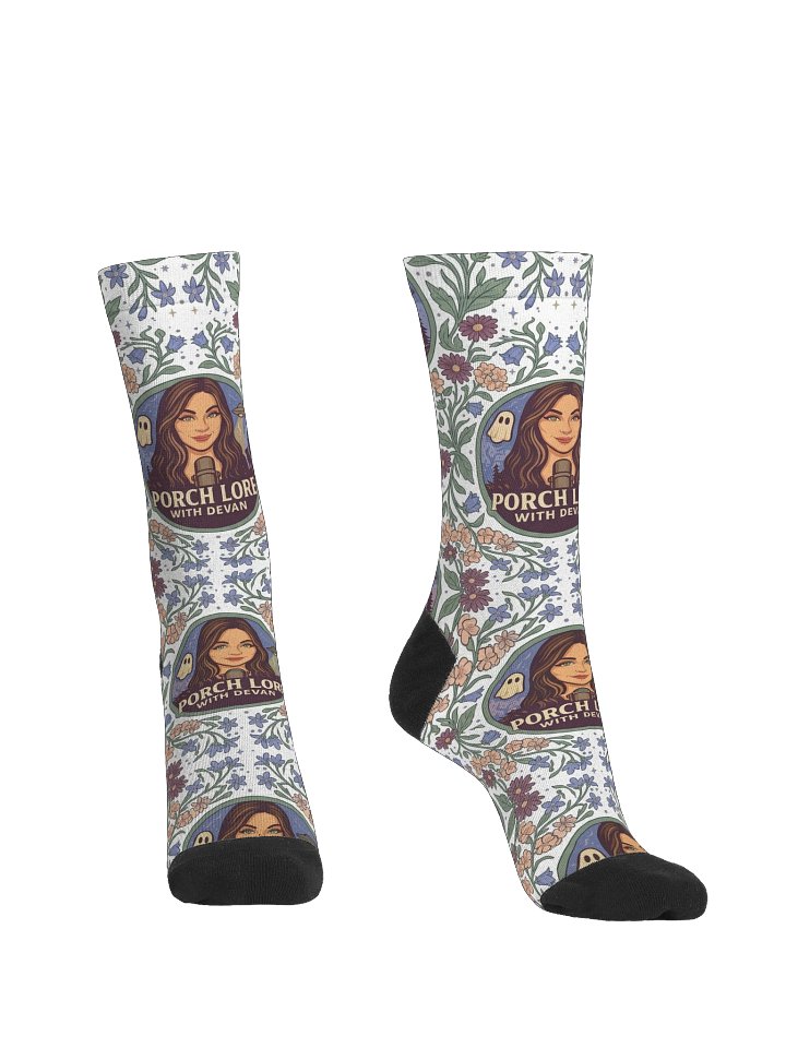 PORCH LORE DEVAN FLORAL SOCKS product image (2)