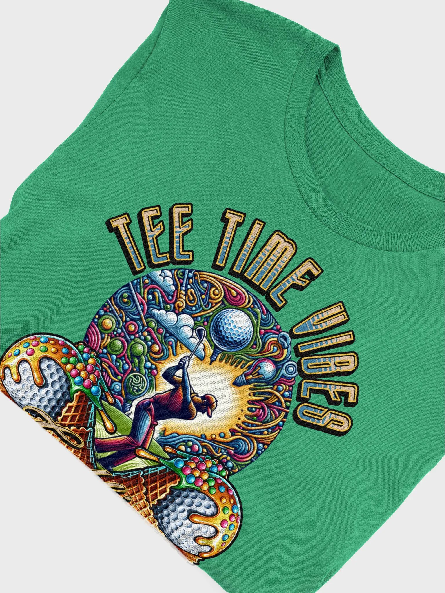 Tee Time Vibes Golfing T-Shirt product image (3)