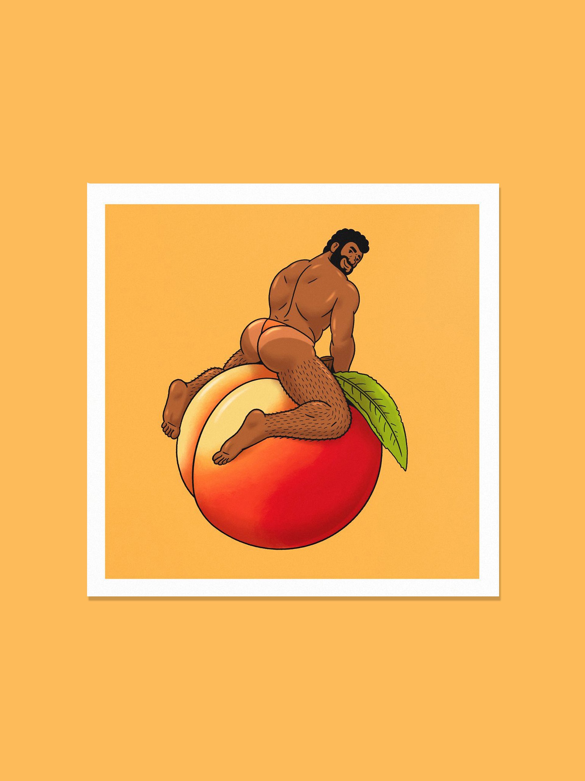Peachy 10x10 Print product image (3)