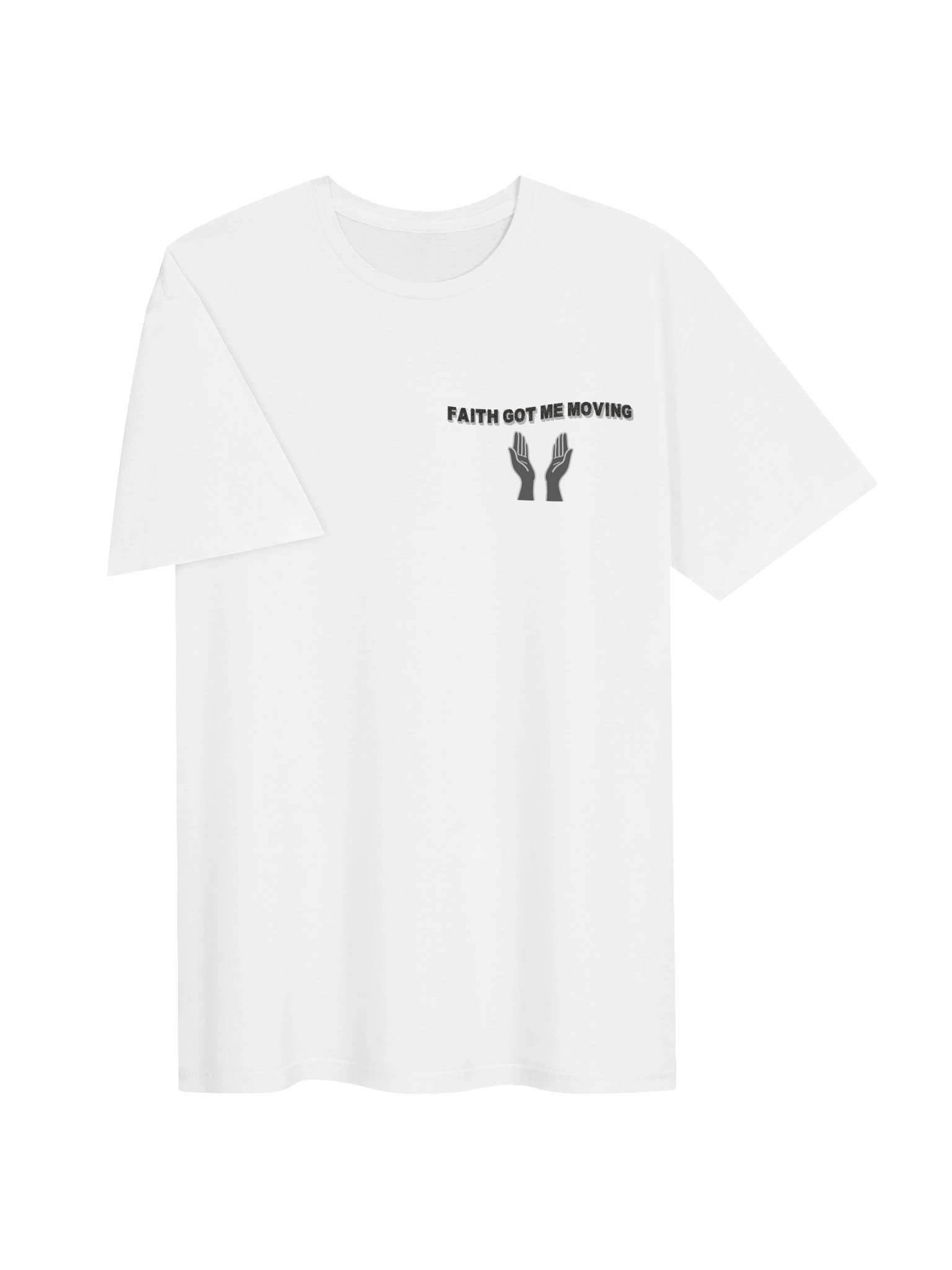 Faith Got Me Moving Minimalist Unisex T-Shirt product image (5)