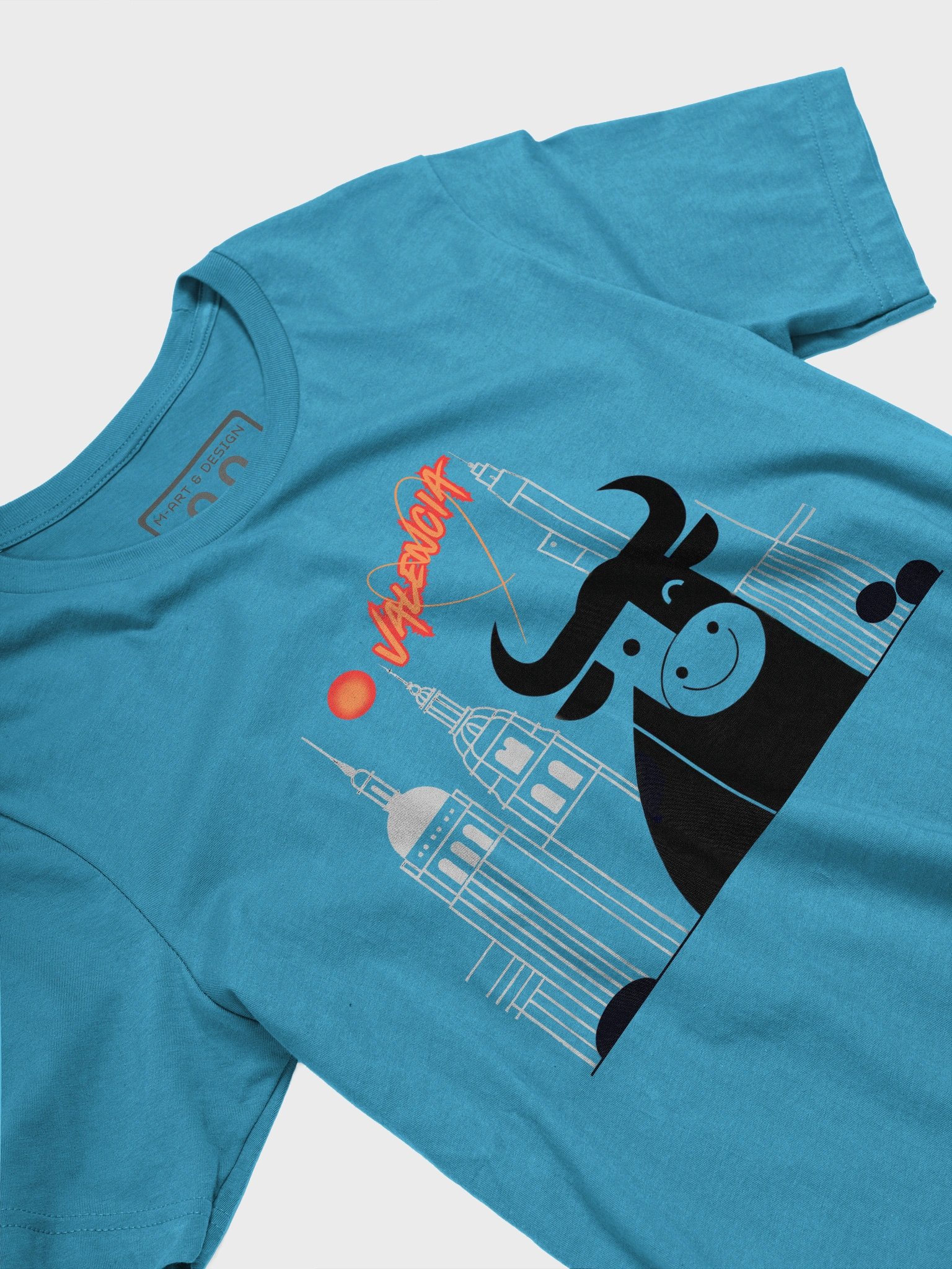 Valencia Skyline Heart T-Shirt product image (3)