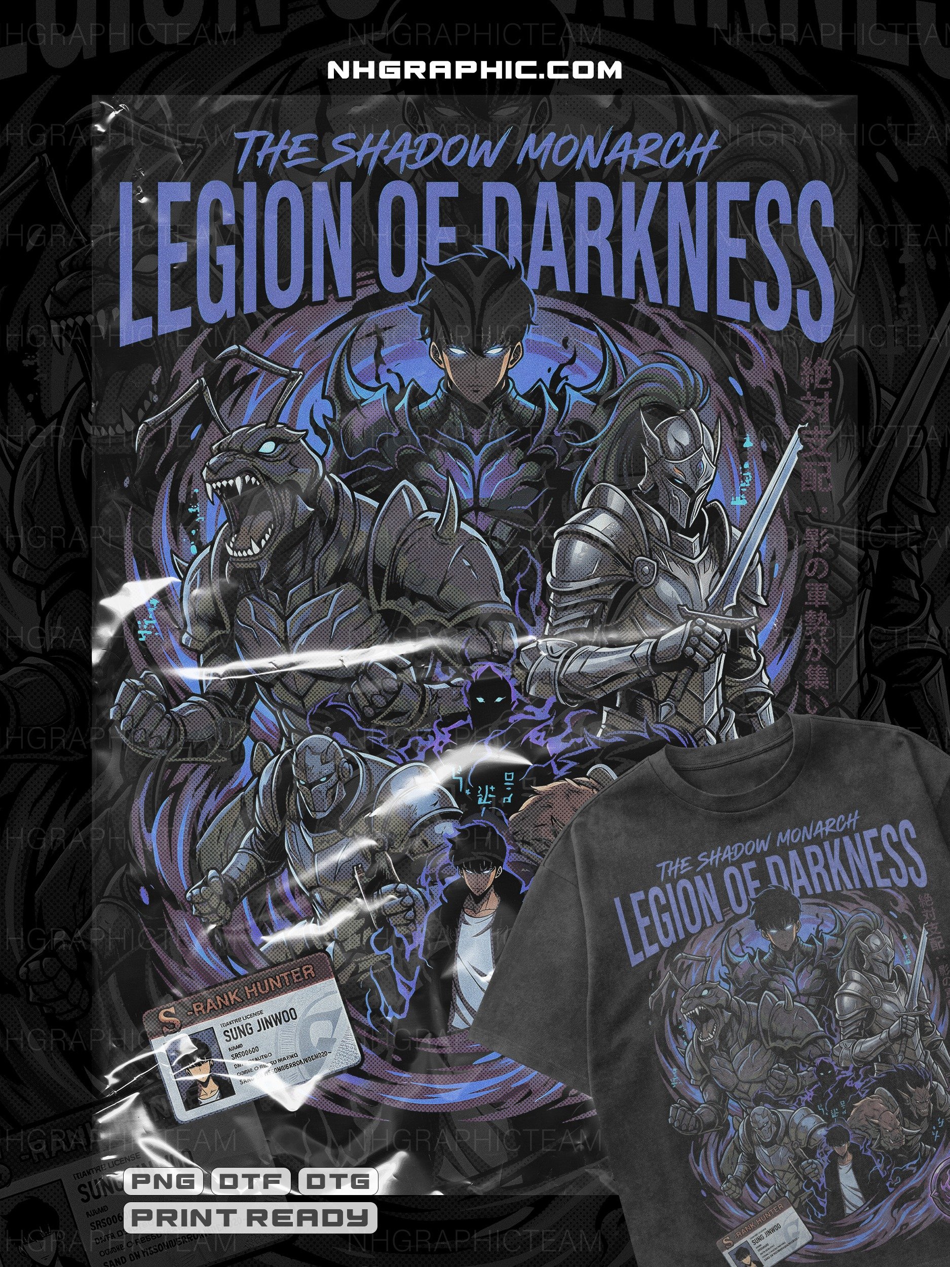11 Exclusive Solo Leveling Season 3 png Halftones product image (7)