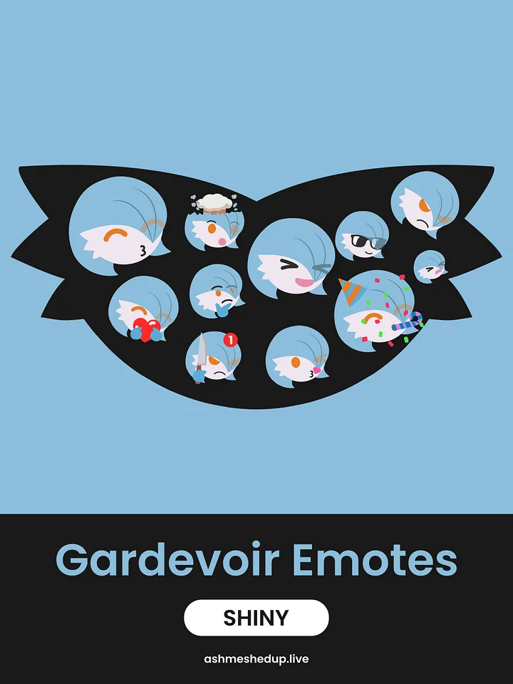 Gardevoir Emotes (Shiny) product image (1)