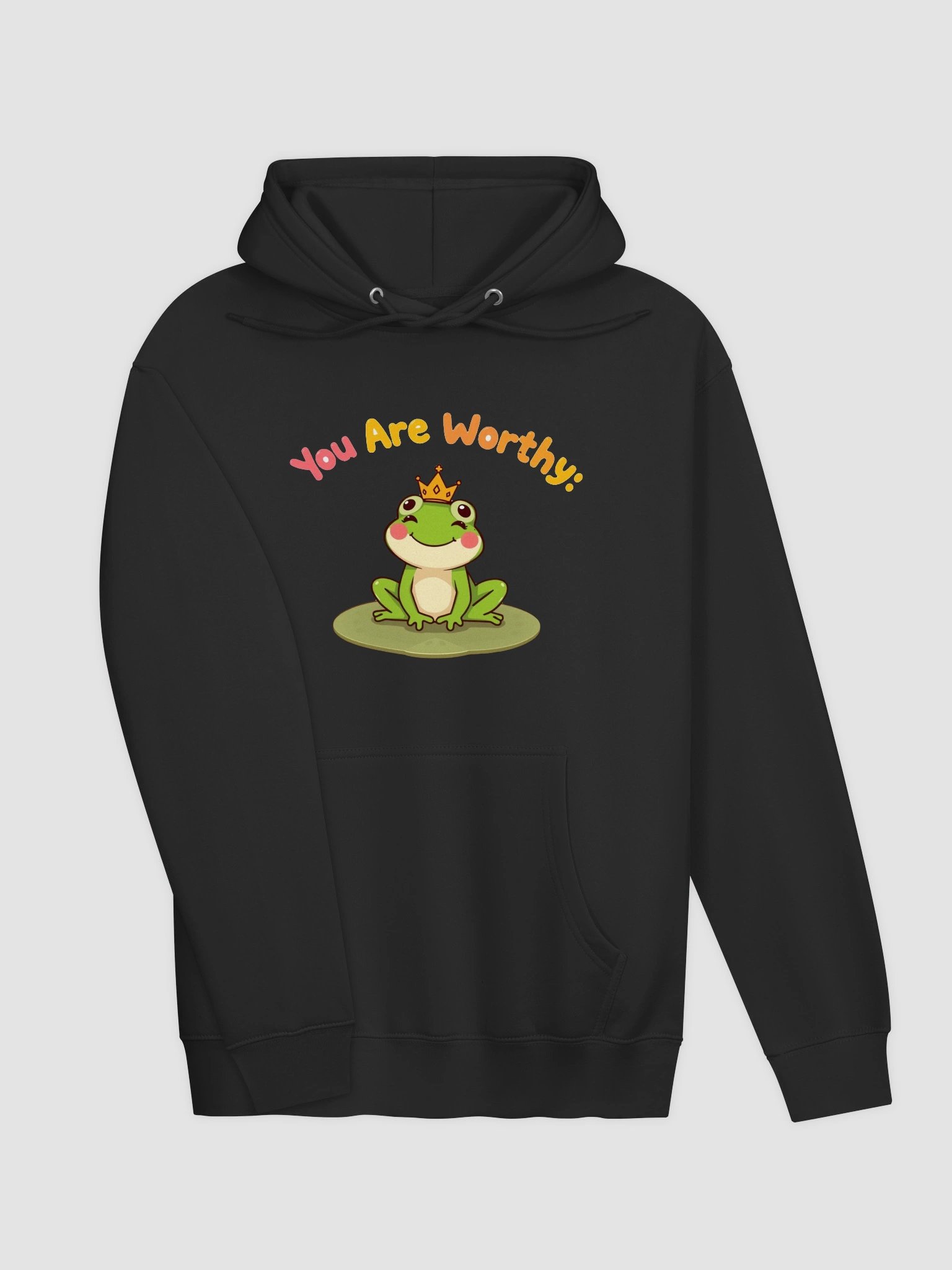Crowned Frog You Are Worthy Hoodie product image (17)