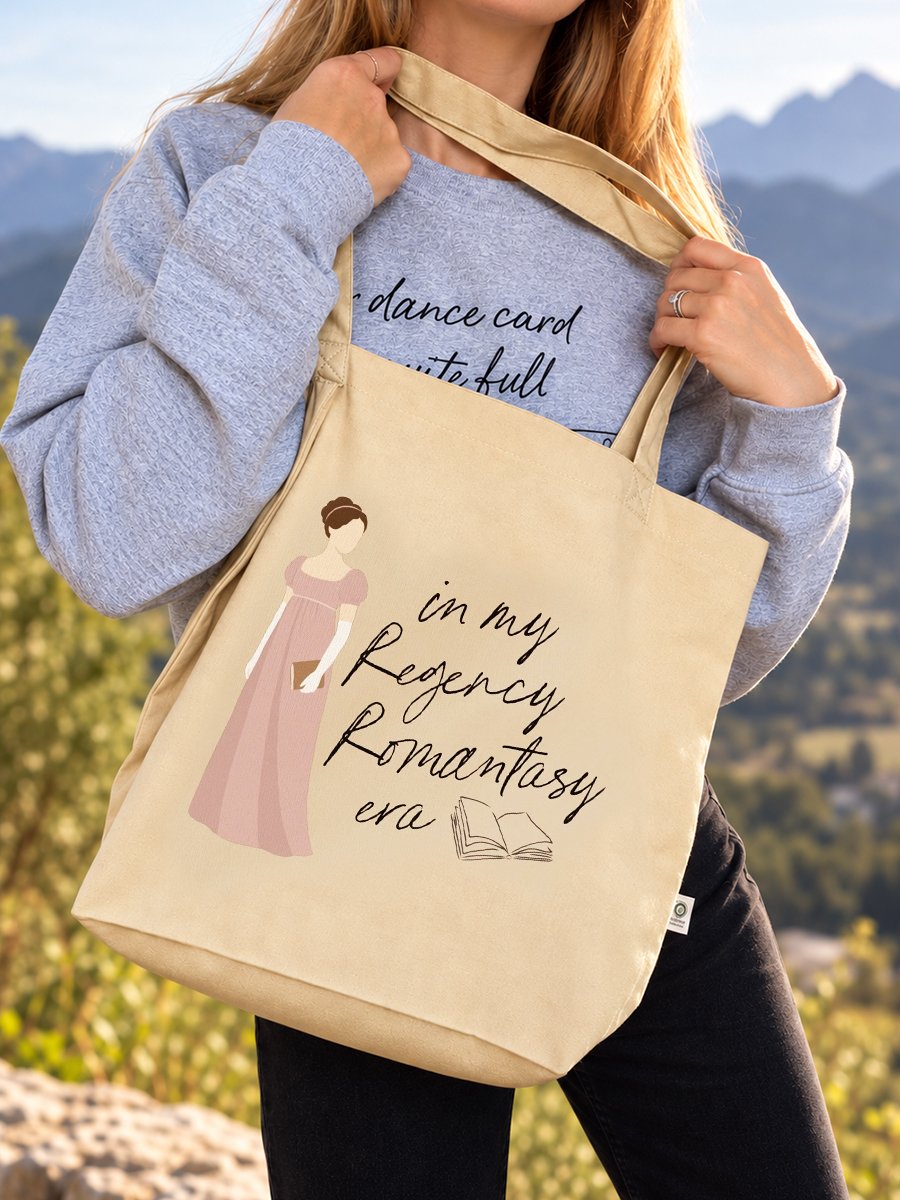 Regency Romantasy Era Econscious Tote Bag | PINK product image (1)