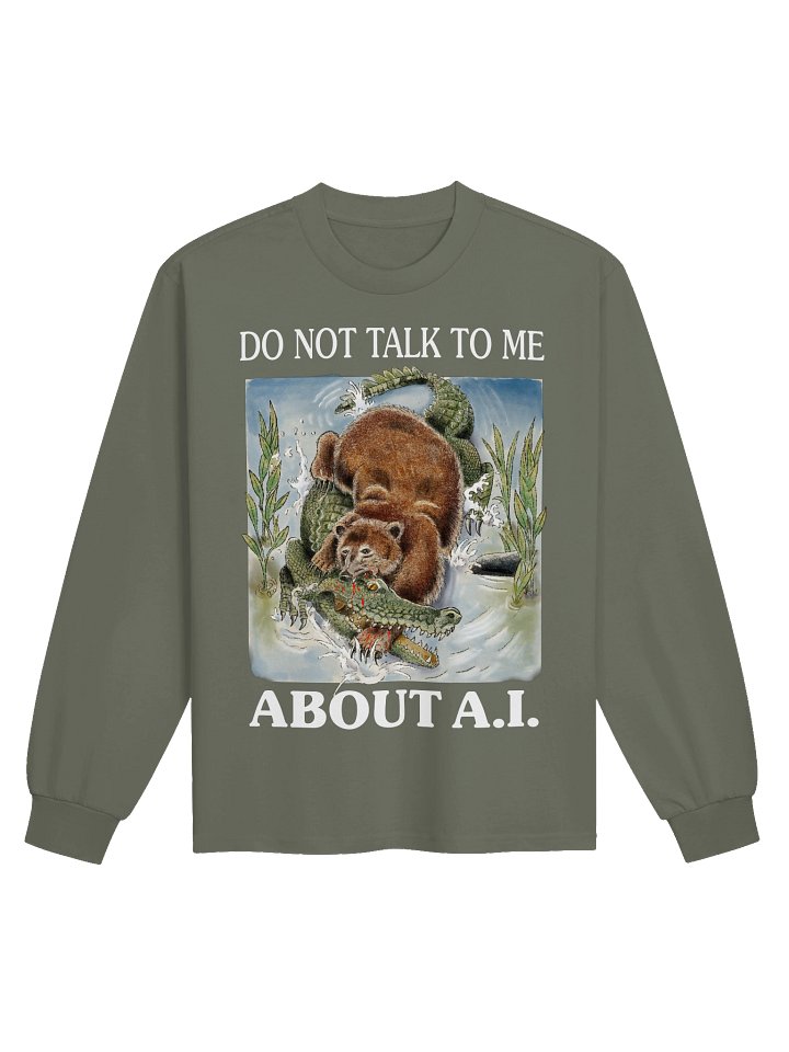 Don't Talk A.I. - BB x ASC Long Sleeve TShirt product image (1)