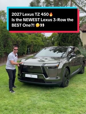 Is the NEW 2027 Lexus TZ the luxury 3-row worth waiting for?? And better than other Lexus 3-rows like GX, TX or LX??  #lexus #lexustz #carreview #cars #CarsOfTikTok 