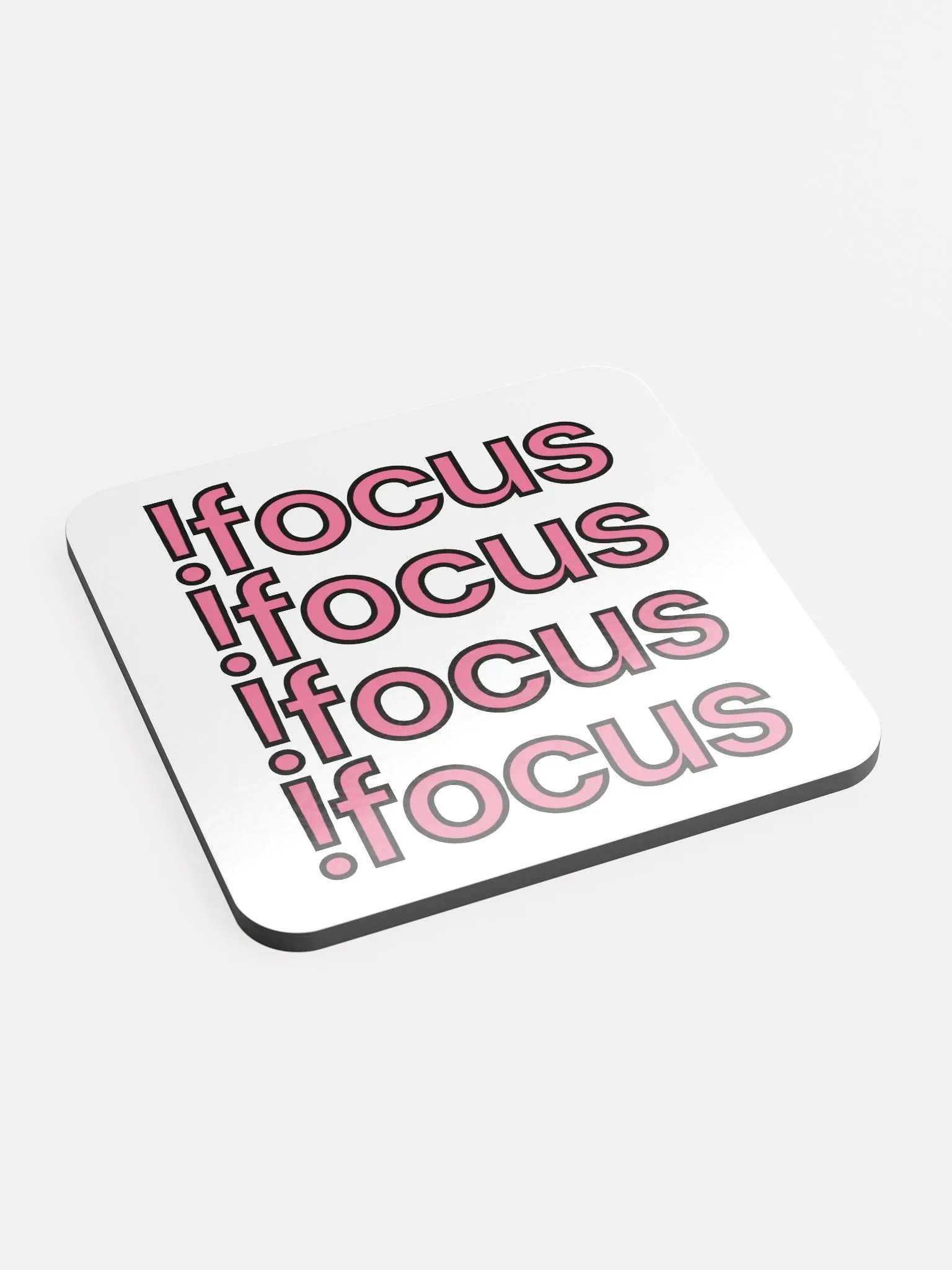 !focus - Gloss Cork Coaster product image (2)