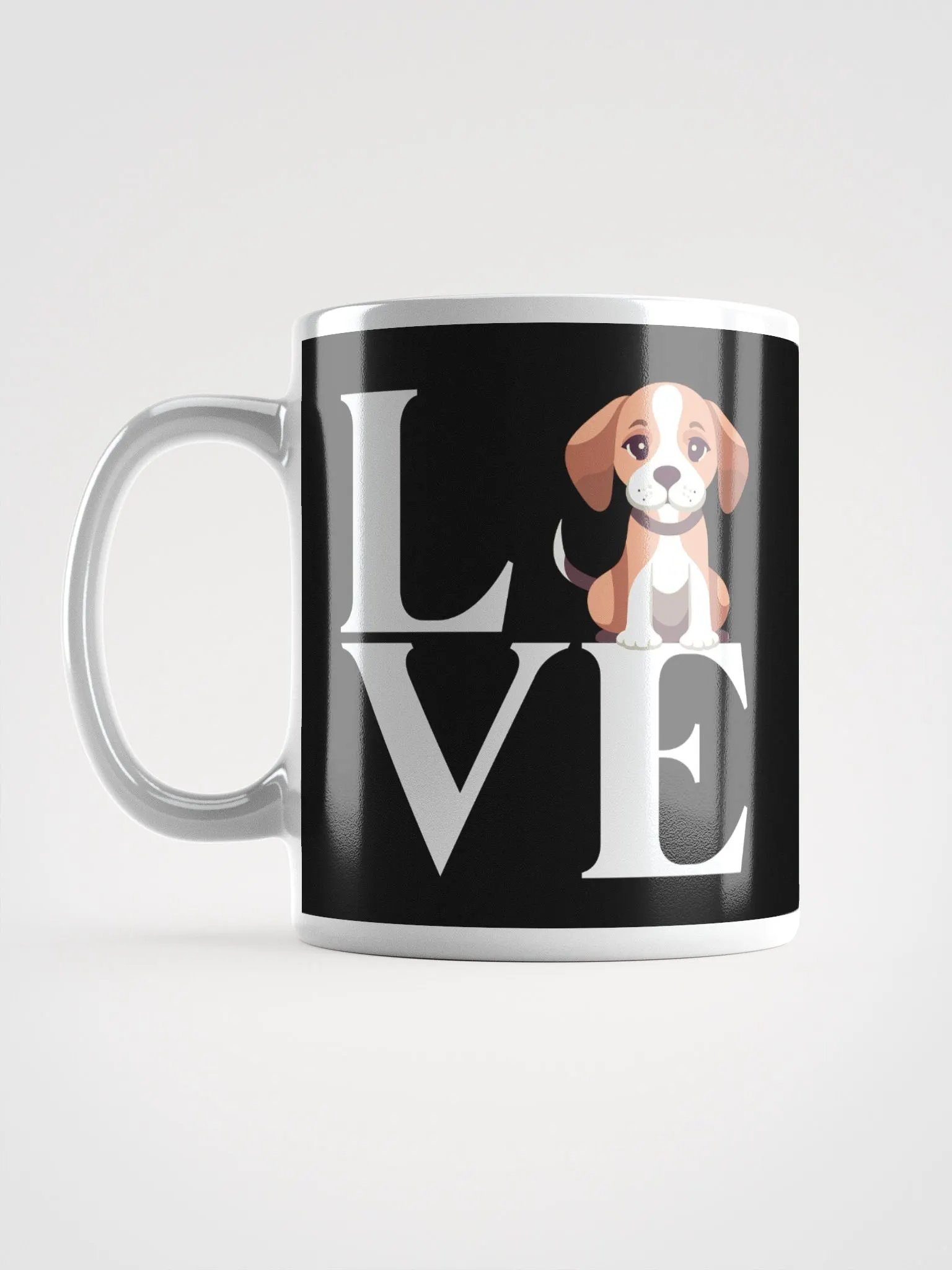 Love Beagle Dog Lover - Glossy Mug product image (6)