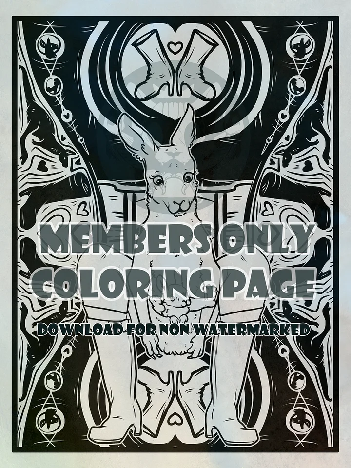 Leggy-Roo Coloring page product image (1)