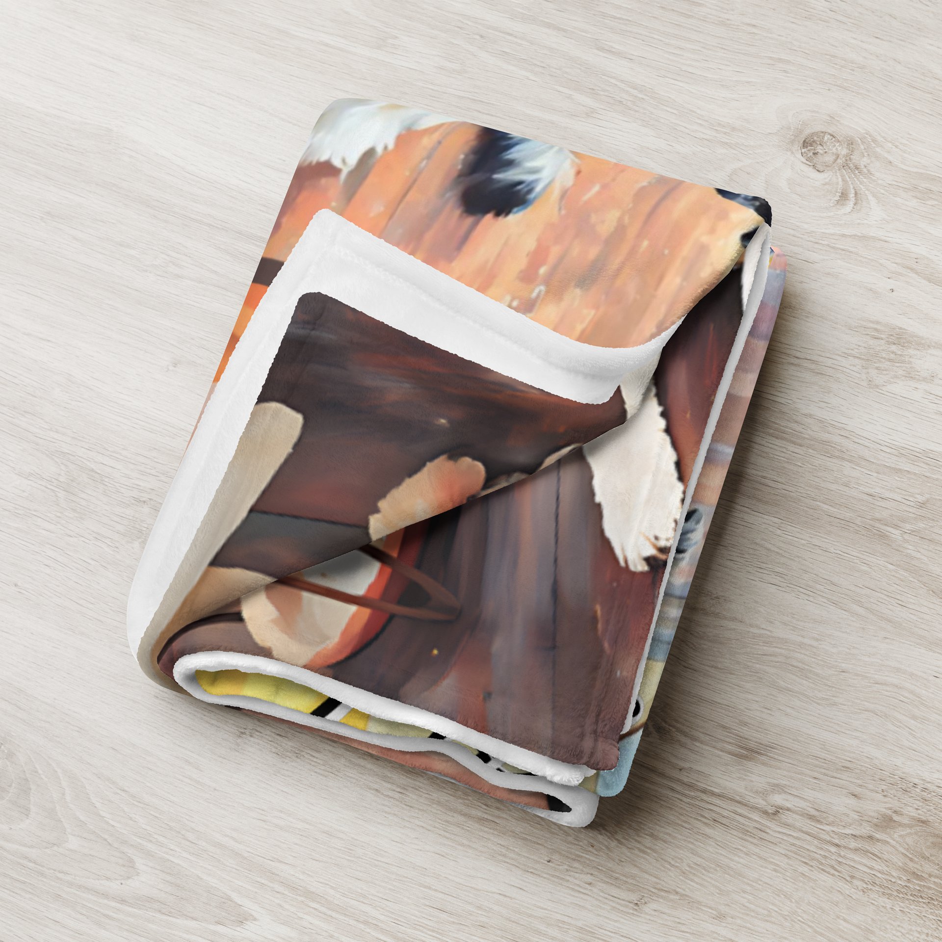 YOUR BEST FRIENDS! / THROW BLANKET WITH PERSONALIZED NAME product image (3)