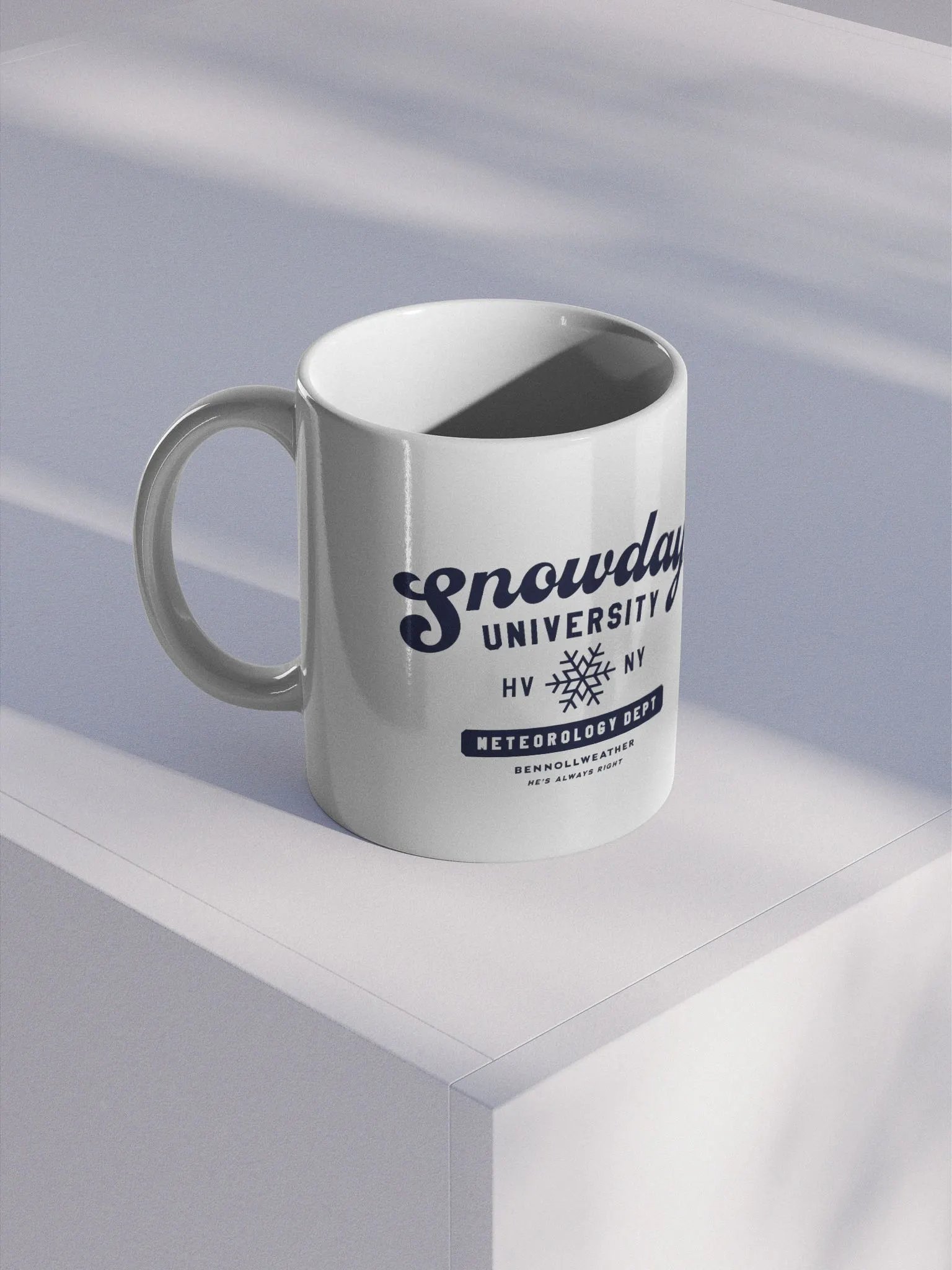 Snowday University mug product image (1)