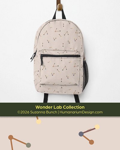 Oops! How could I have forgotten this great but understated backpack? A little science a little fun #stem #redbubble #spd