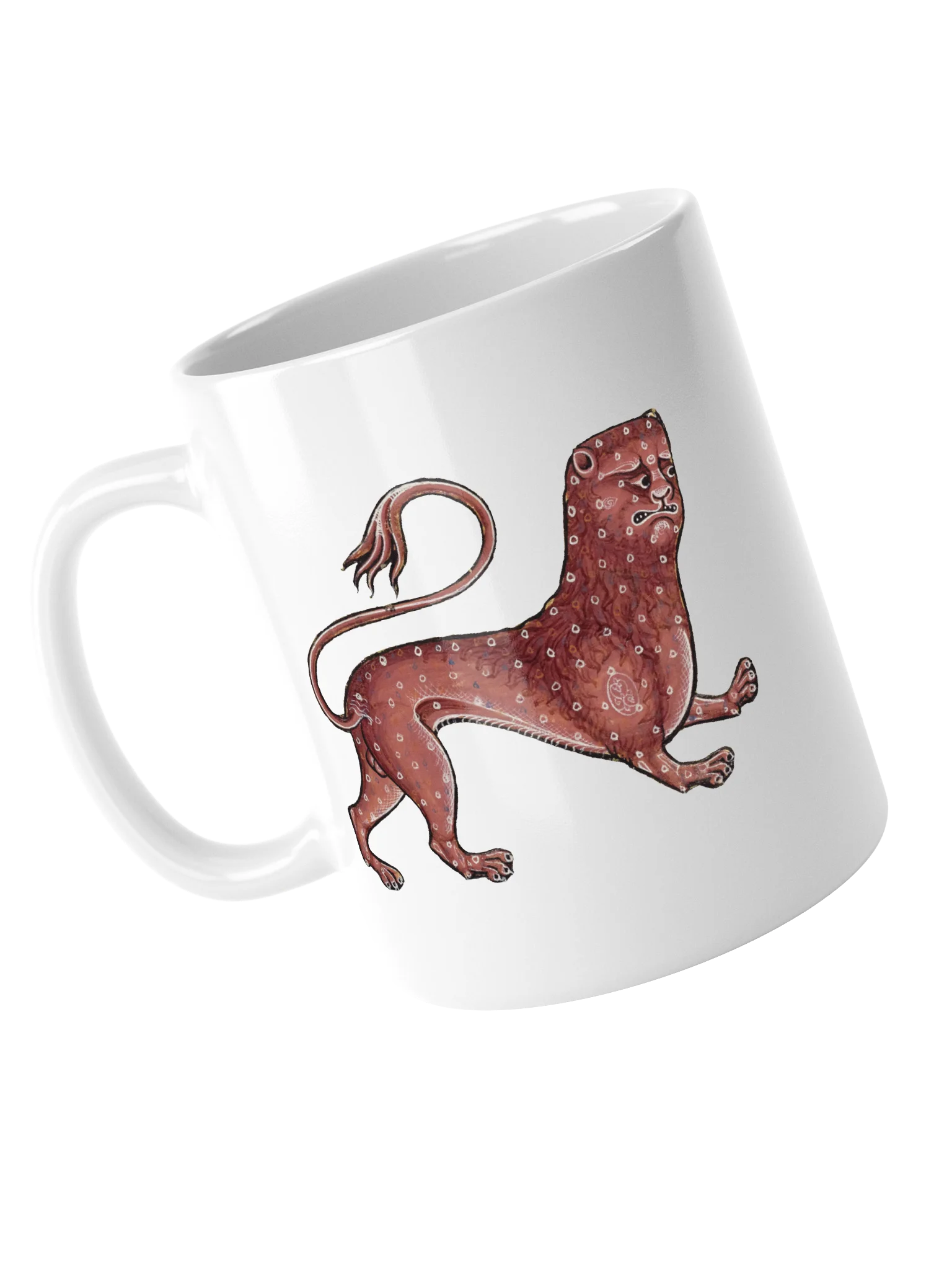 The Leopard Wild Custard - White Mug product image (5)