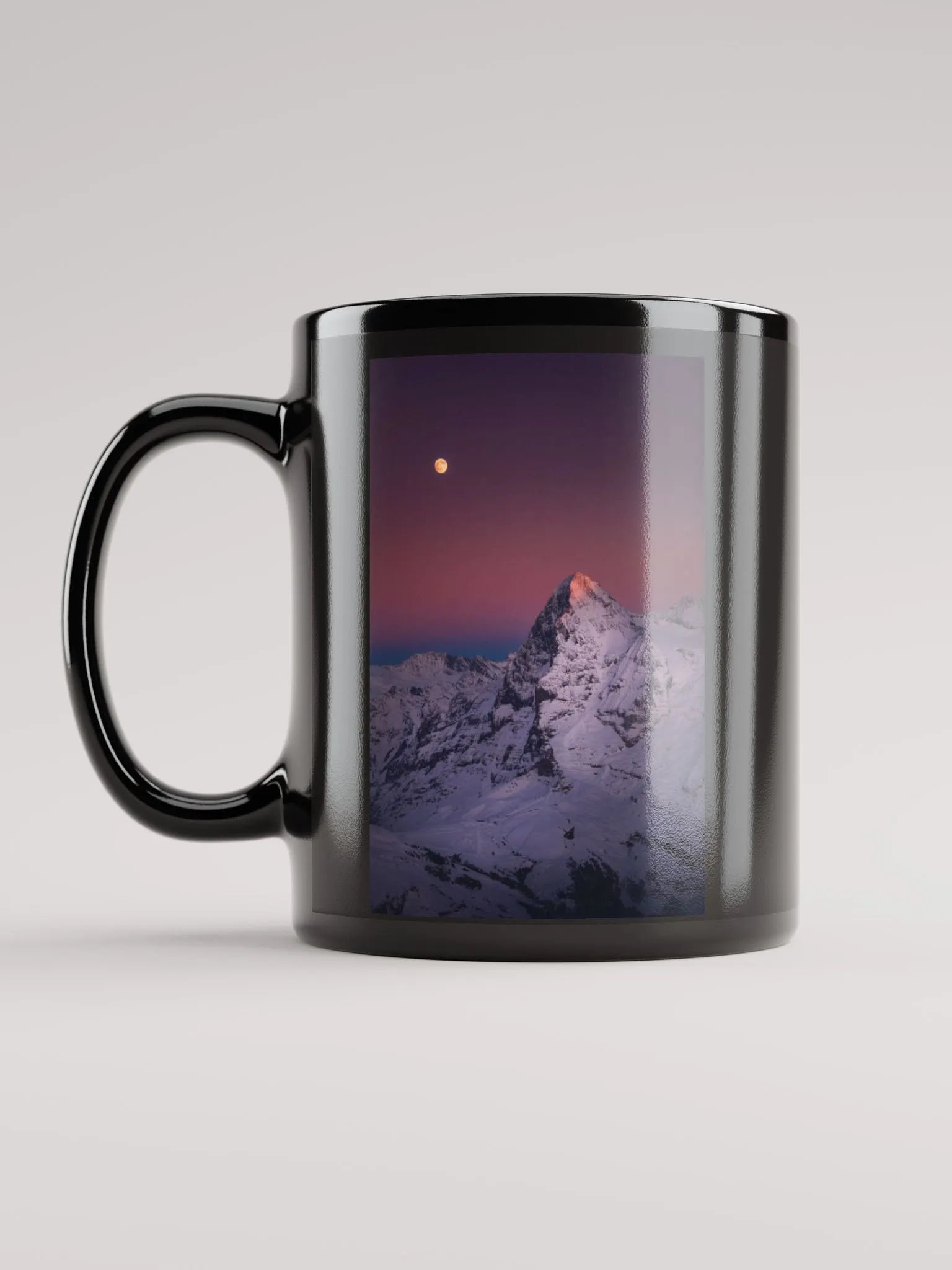 Eiger with fullmoon seen from Schilthorn product image (12)