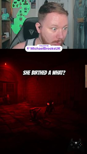 Wait, did she just birth a sheep?! #wtf #gamingclips #funnyreaction #michaelbrooksuk #ClipGPT #streamladder