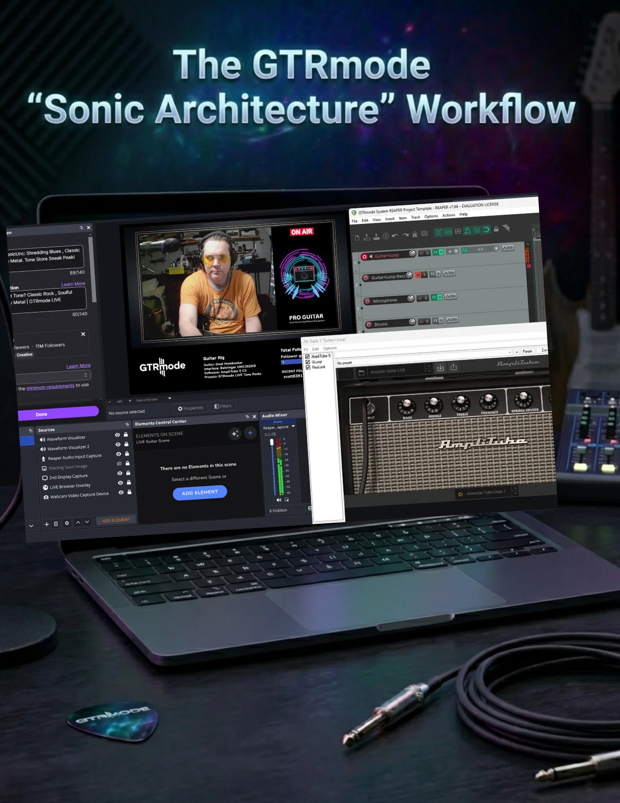 GTRmode: PRO-Streamer Starter System for AmpliTube 5 CS product image (5)