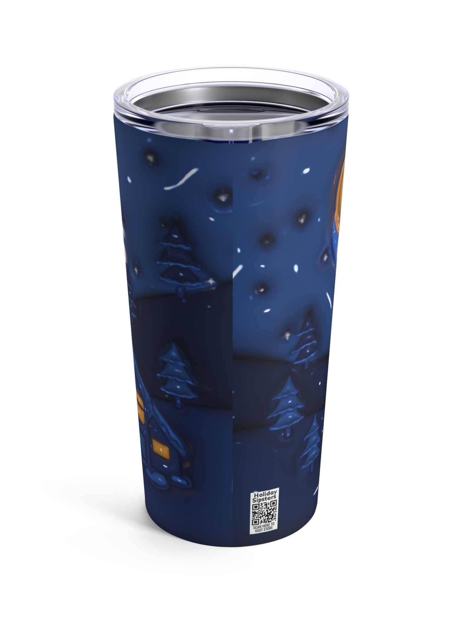 Christmas Night Sky Stainless Steel Tumbler product image (3)