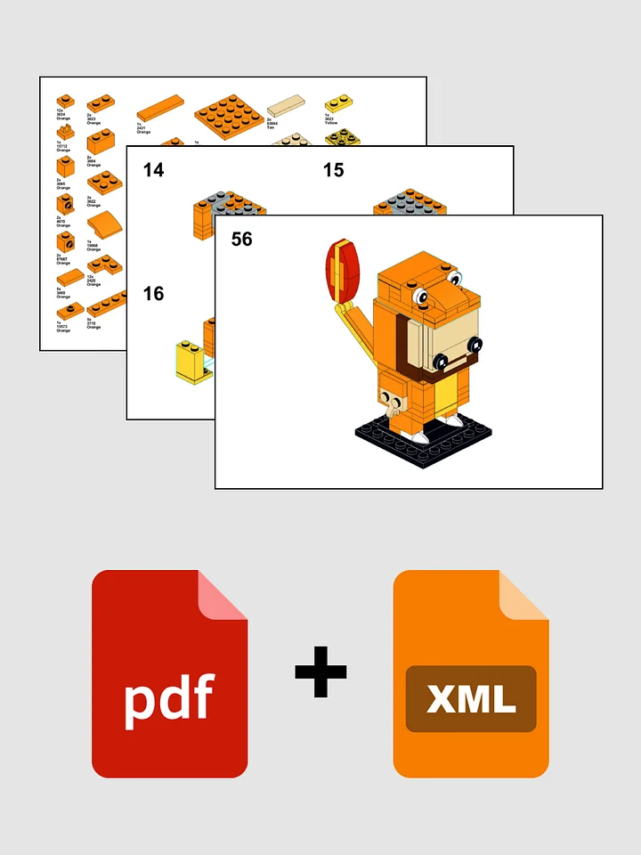 Pix Dino Orange PDF and Parts List product image (2)