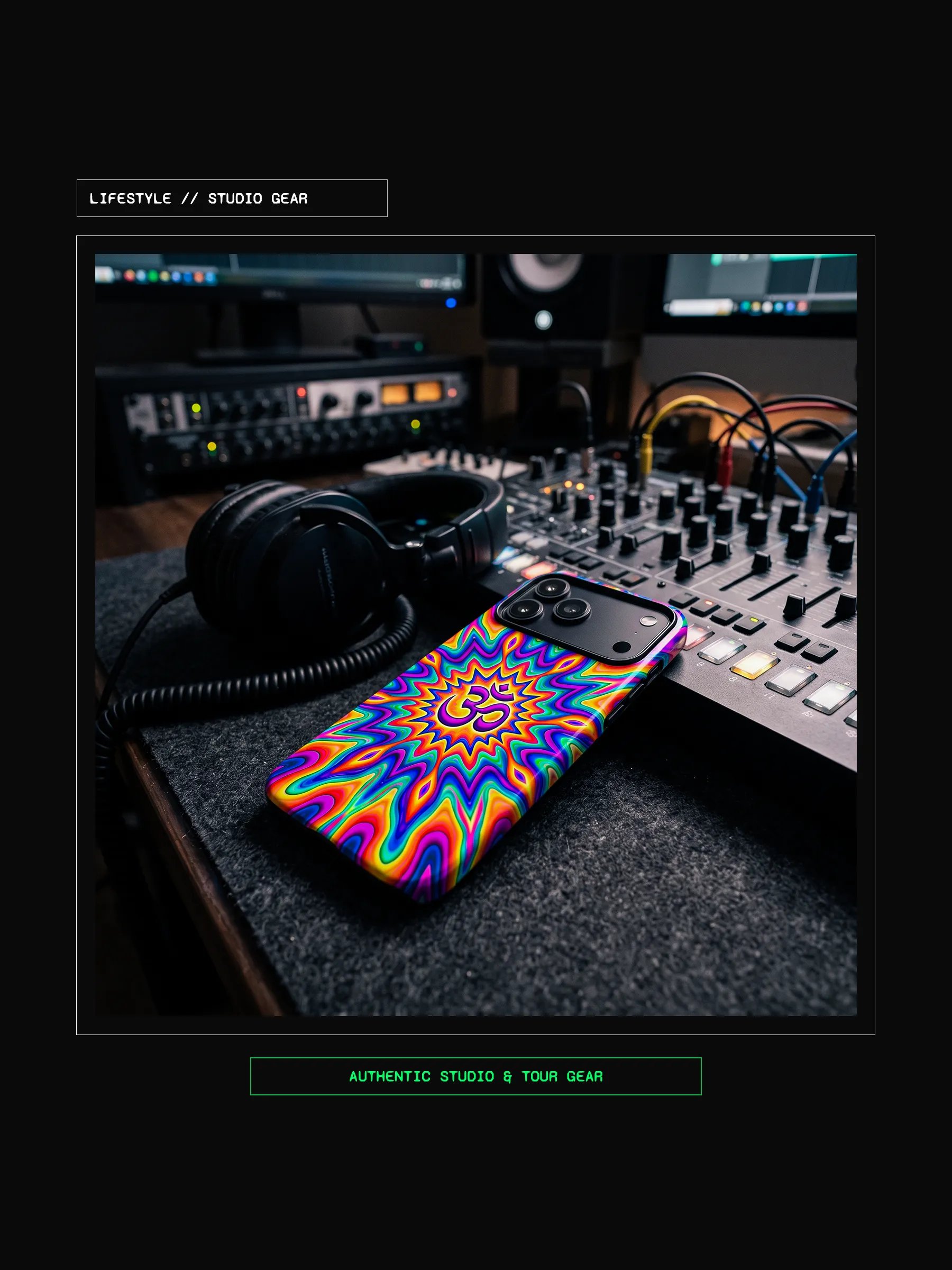 Artifact 01: Liquid Aum Resonance - Dual-Layer Tough Phone Case product image (4)