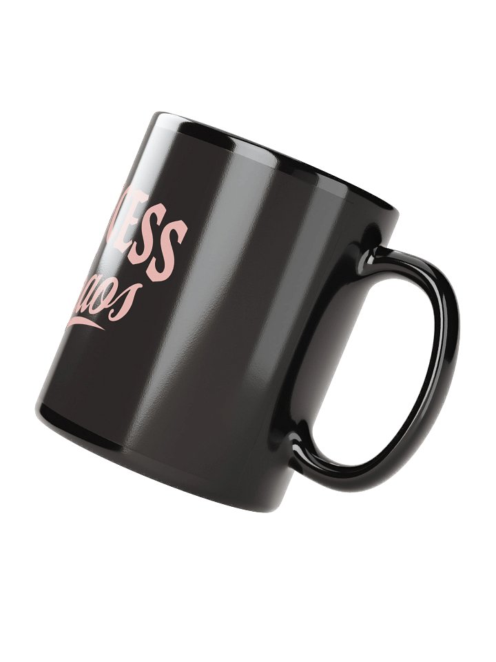 Princess of Chaos Skull Mug Pink on Black product image (2)