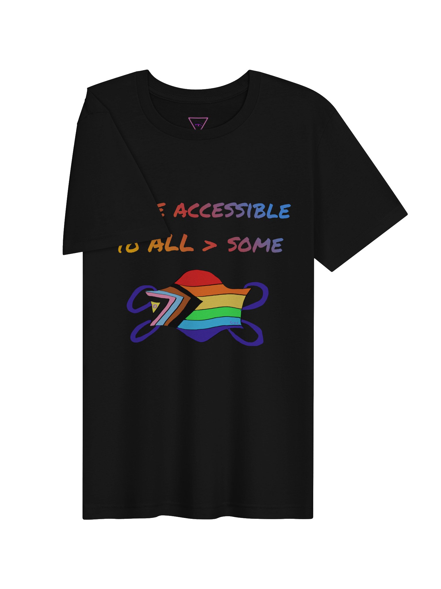 Pride Accessible to ALL>Some tee product image (3)