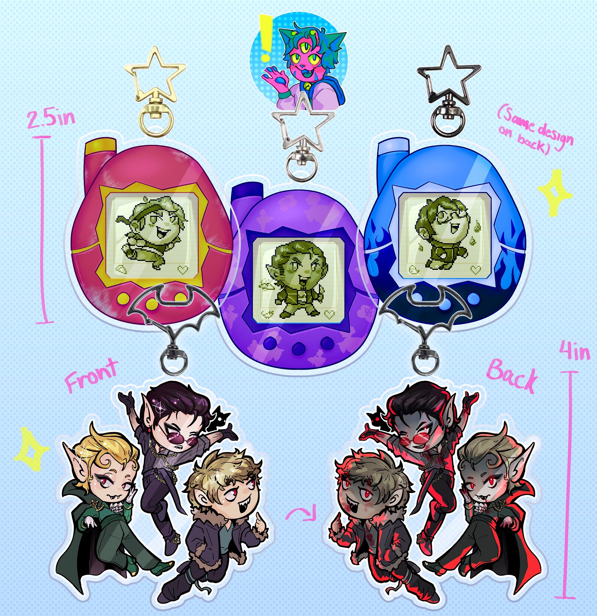 Suckening PCs Acrylic Charm (Preorder) product image (3)