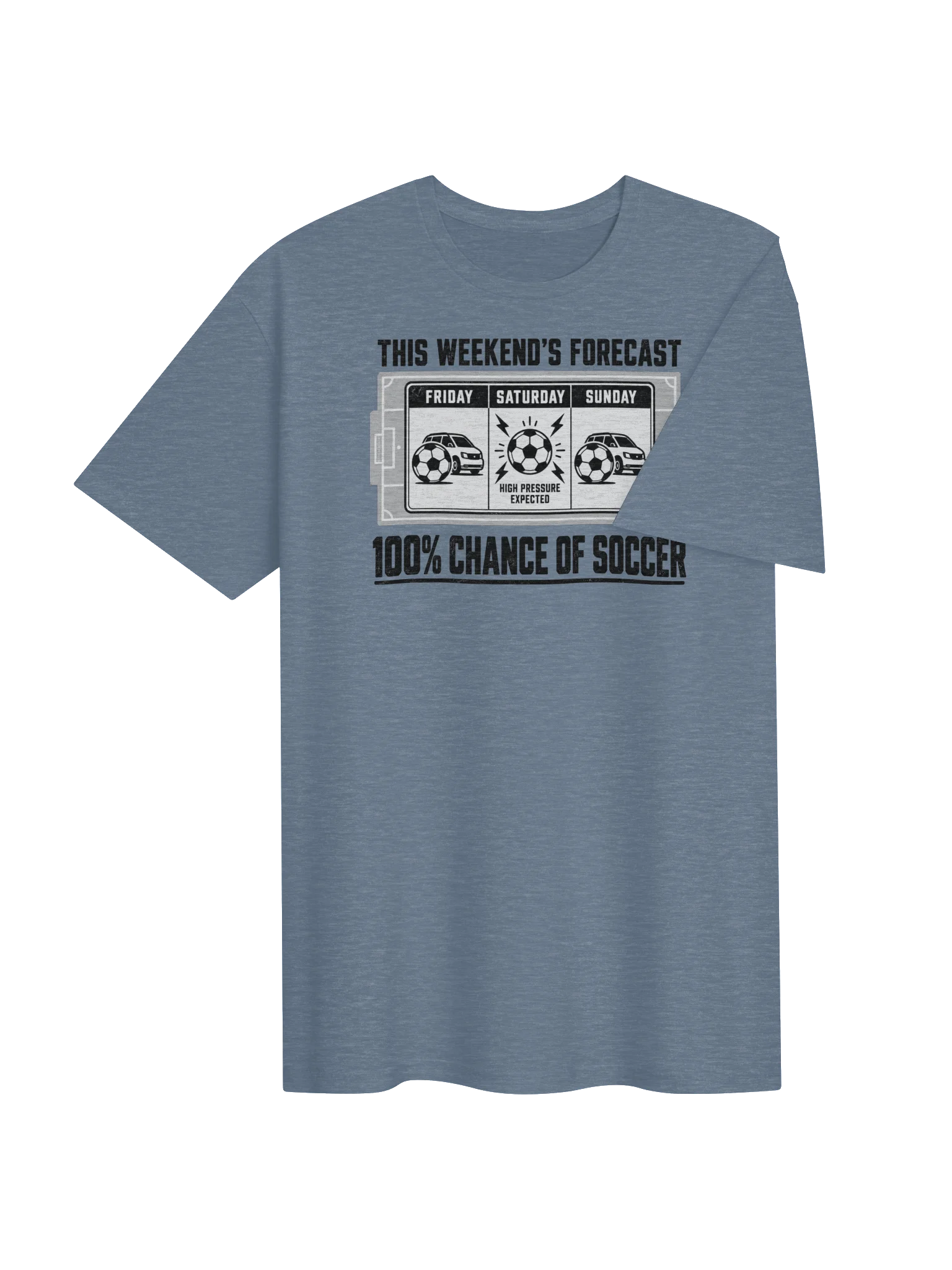 100% Chance of Soccer Forecast Tee product image (34)