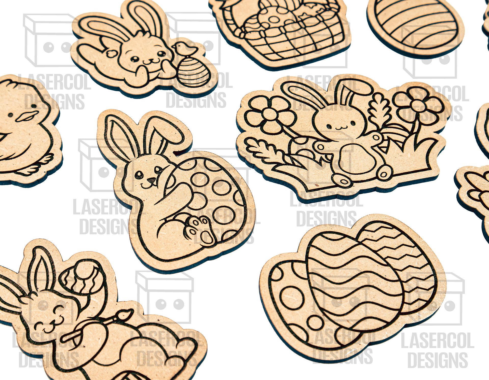 Easter Cutouts/Paint Kit Set 1 & Set 2 - Laser Cut Files product image (6)