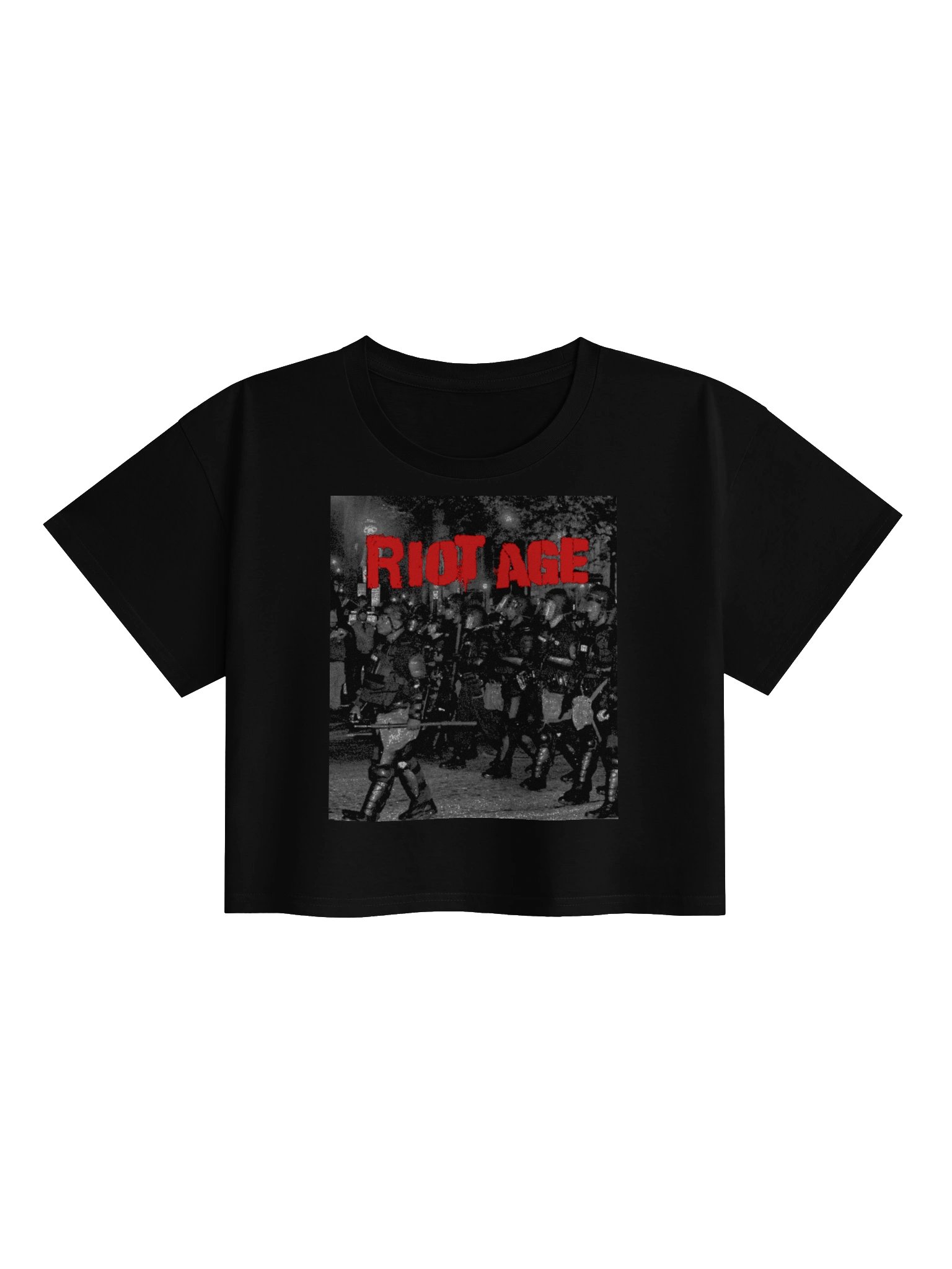 Women's "Land of the Free" lyric Crop Top product image (1)