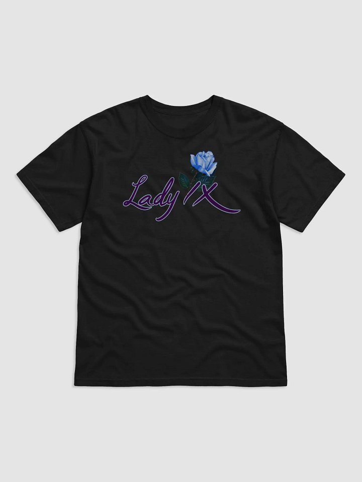Lady IX and the Cult of the Blue Roses |printed| T-shirt by Lachesis Helwood product image (1)