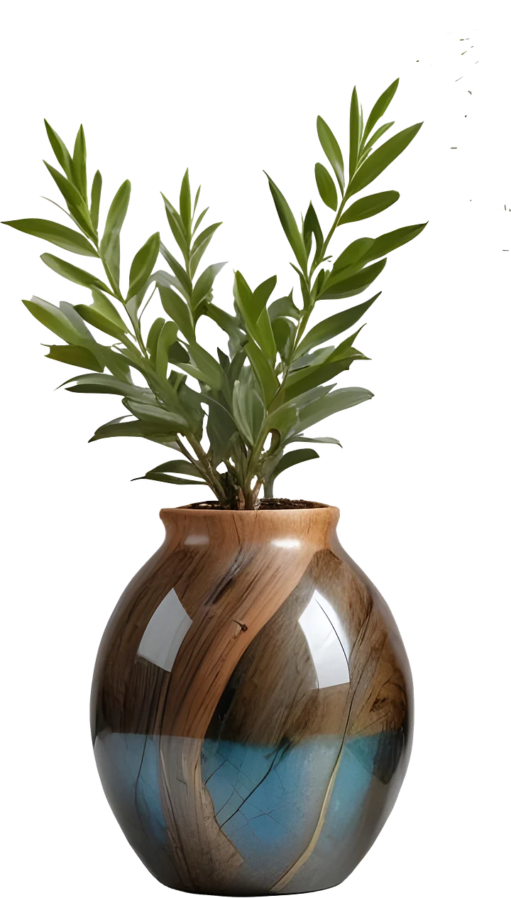 Celestial Grace – Boho Chic Vase PNG product image (1)